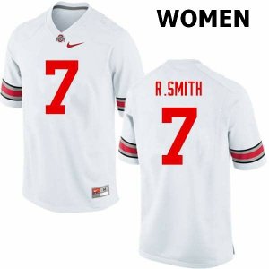 Women's Ohio State Buckeyes #7 Rod Smith White Nike NCAA College Football Jersey Increasing XHD0244UN